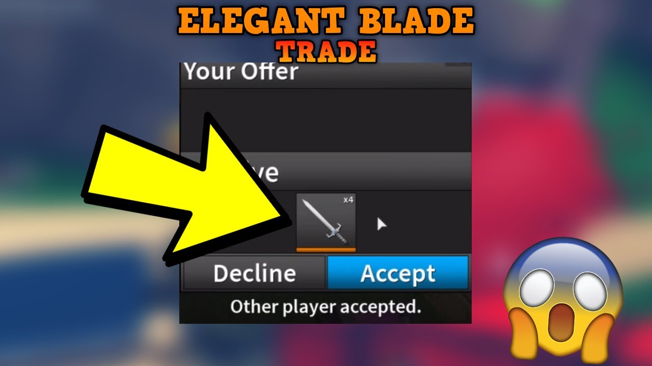 Guy Tries To Offer On My Elegant Blade Roblox Assassin Massive