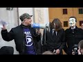 Loz Kay of The Pirate Party UK talks @ London Anti ACTA protests