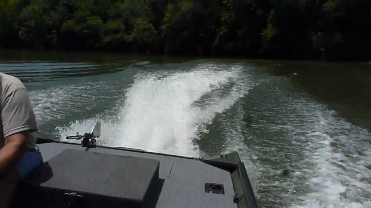 14ft alumacraft duck boat inboard jet drive - $10,000 - YouTube