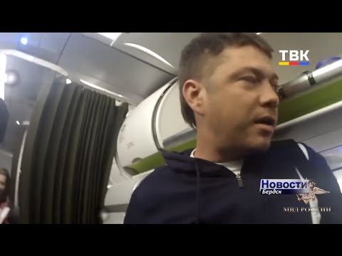 В Толмачево задержали пьяного авиадебошира