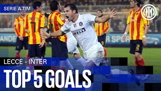 FIGO, RONALDO AND STANKOVIC  😍? | TOP 5 vs LECCE⚽️?