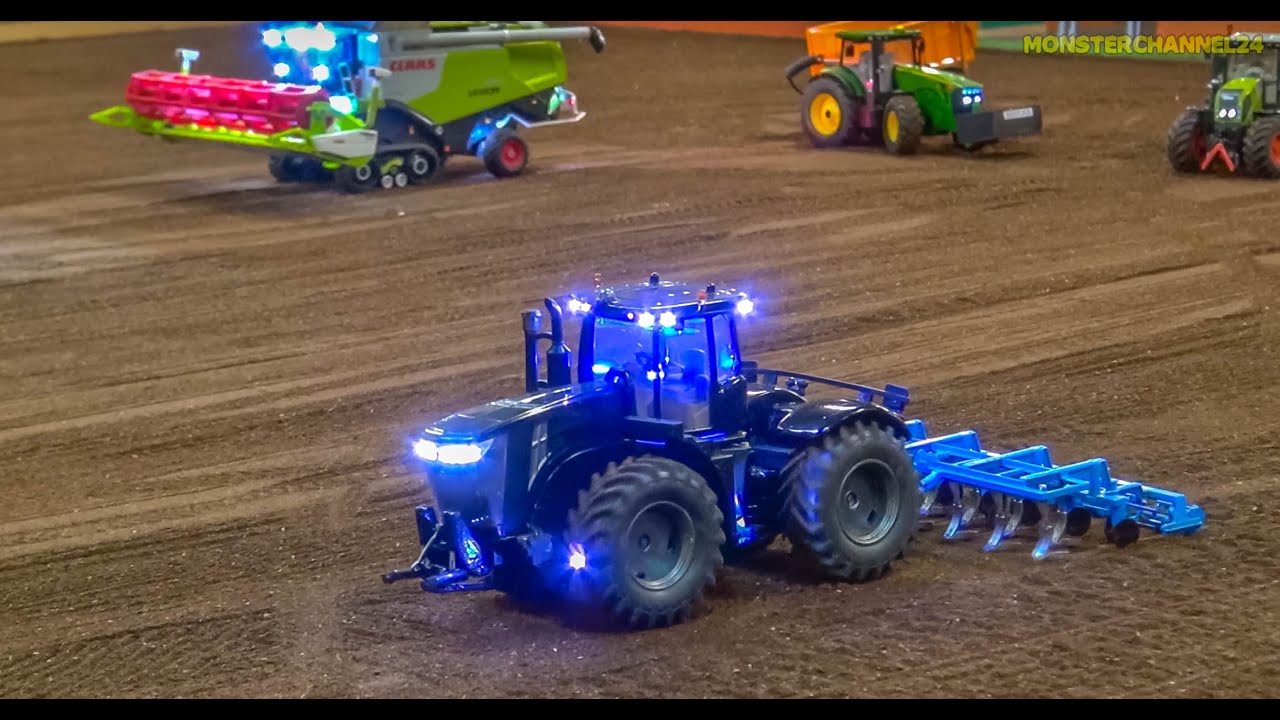 rc tractor action