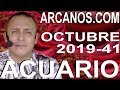 Video Horscopo Semanal ACUARIO  del 6 al 12 Octubre 2019 (Semana 2019-41) (Lectura del Tarot)