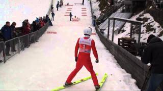 Michael "Eddie The Eagle" Edwards skacze w Oberstdorfie [ Skijumping.pl ]