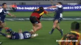 Ben Tameifuna's big charge vs the Blues