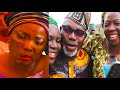 See the Wife Late Fadeyi Oloro Left Behind as Yoruba Actor Ade Adenrele & Others Attend His Burial