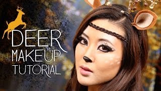 Cute Deer Makeup Tutorial | Halloween 2013