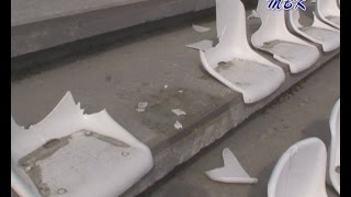 На «Заре» неизвестные сломали трибуну