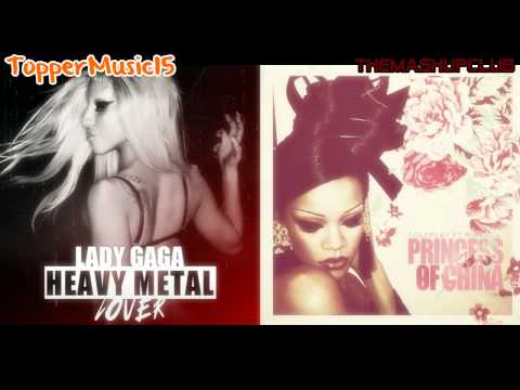 Coldplay ft Rihanna vs Lady Gaga - Princess Of Heavy Metal (TopperMusic15 Mashup)