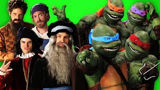 Artists vs Turtles. Behind the Scenes of Epic Rap Battles of History.