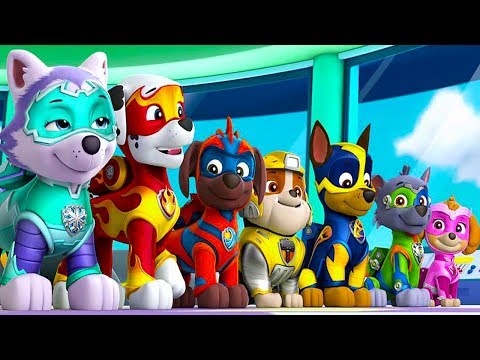 Paw Patrol Mighty Pups - ALL Mighty PAW Pups Rescue Team Chase, Rubble, Skye - Fun Pet Games