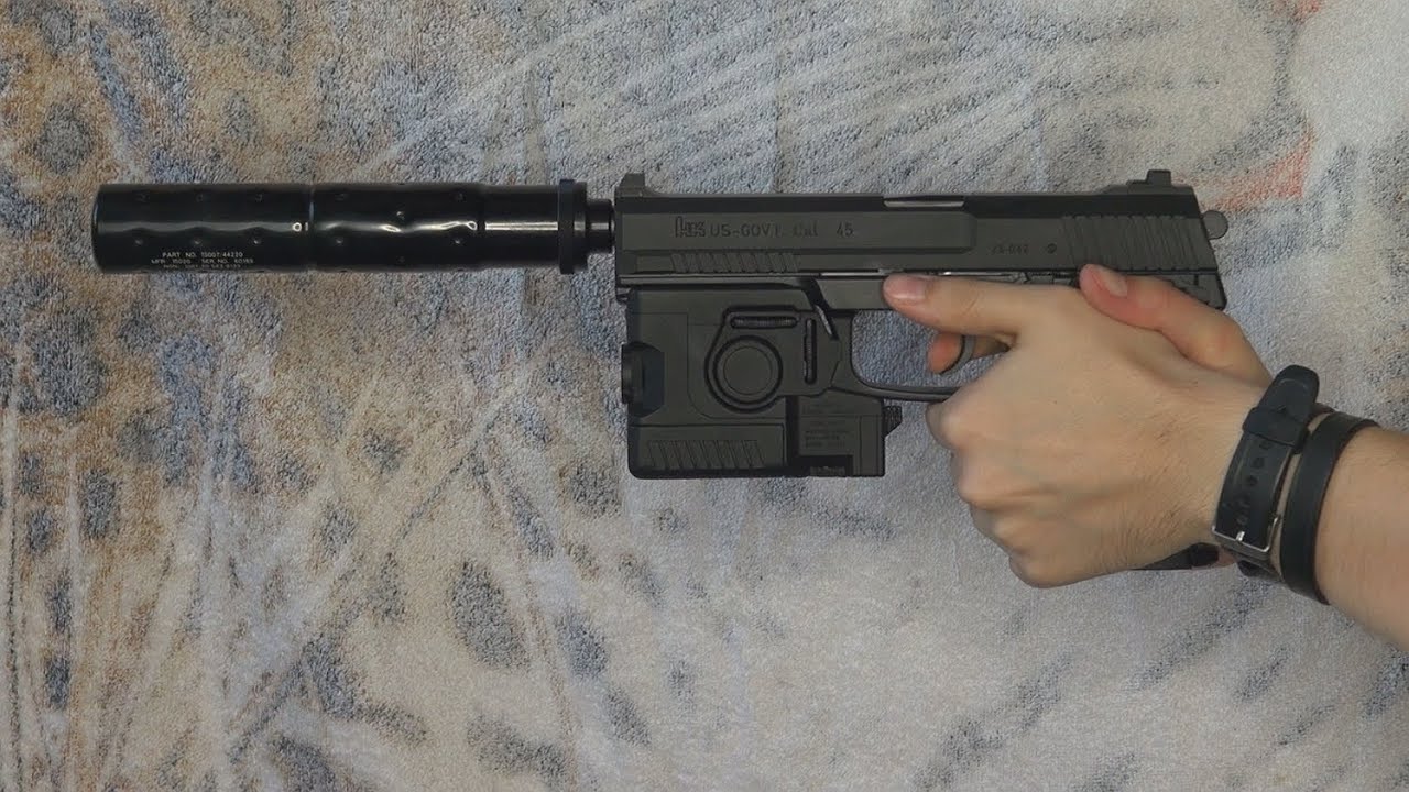(Airsoft) MK23 Tokyo Marui KhanSeb YouTube