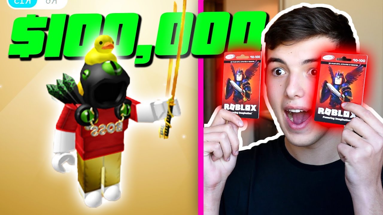 100 Dollar Roblox Gift Card Robux Code 2019