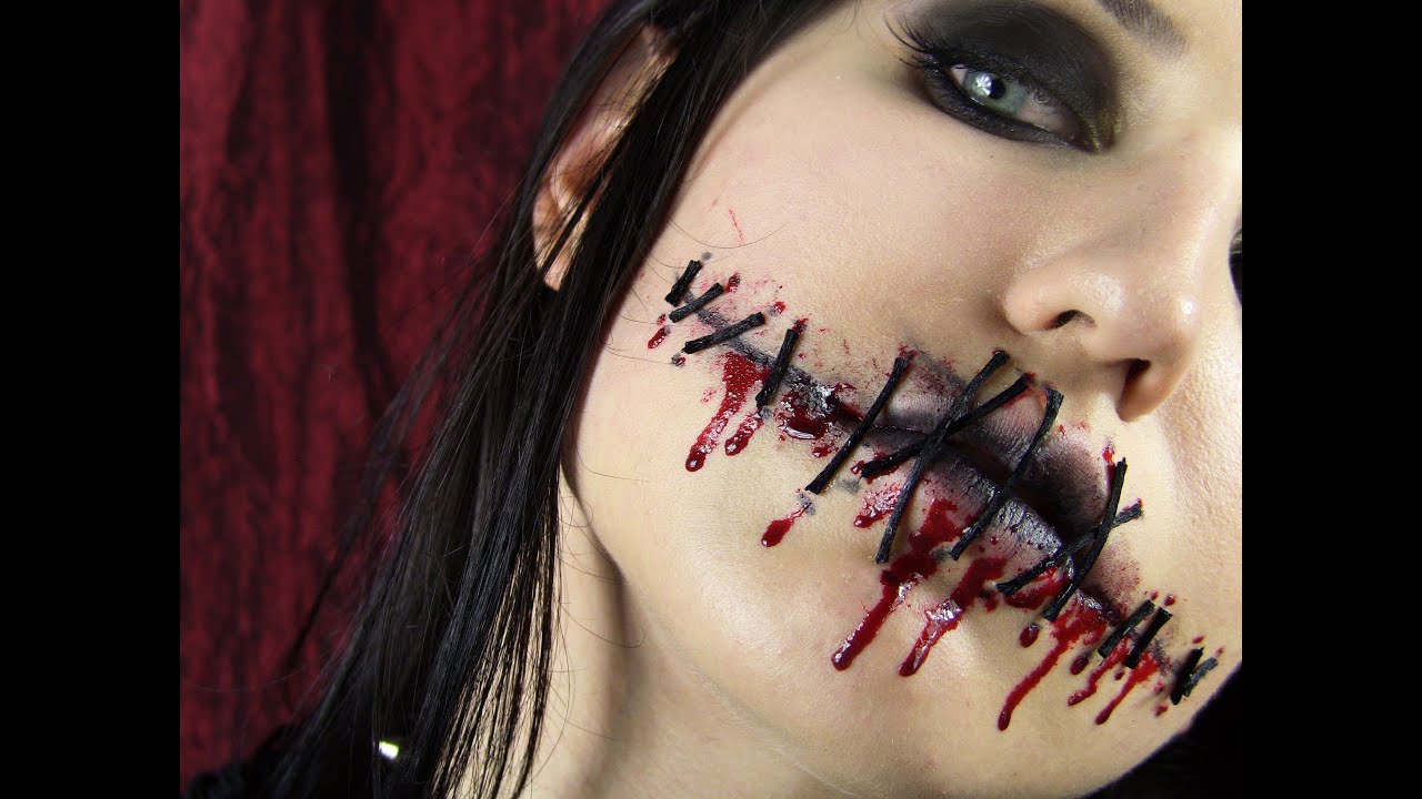 Halloween Sewn Lips YouTube