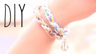 DIY:¿cómo hacer pulseras de hilo rendondas?