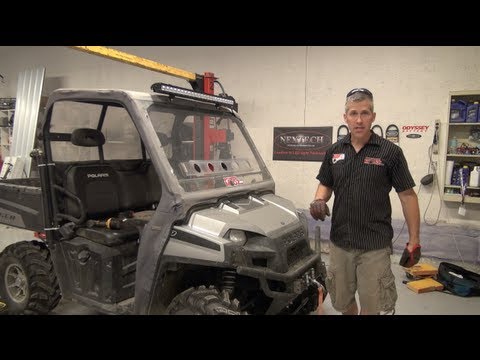Polaris Ranger 40 inch LED light bar install, 21600 Lumens ... 2012 rzr s wiring diagram 