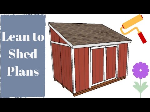 How to Build a Free Standing Lean to Shed