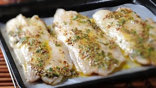 Receta filete de pescado al horno a la mostaza
