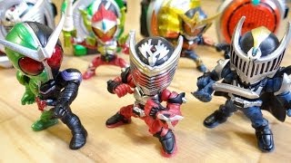 ガシャポン ライダーアドバンス 龍騎・ナイト・Wを一気にレビュー！全5種 仮面ライダー鎧武(ガイム) バロン