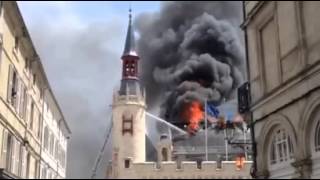 INCENDIE - La mairie de La Rochelle a pris feu ce vendredi 28 juin 2013