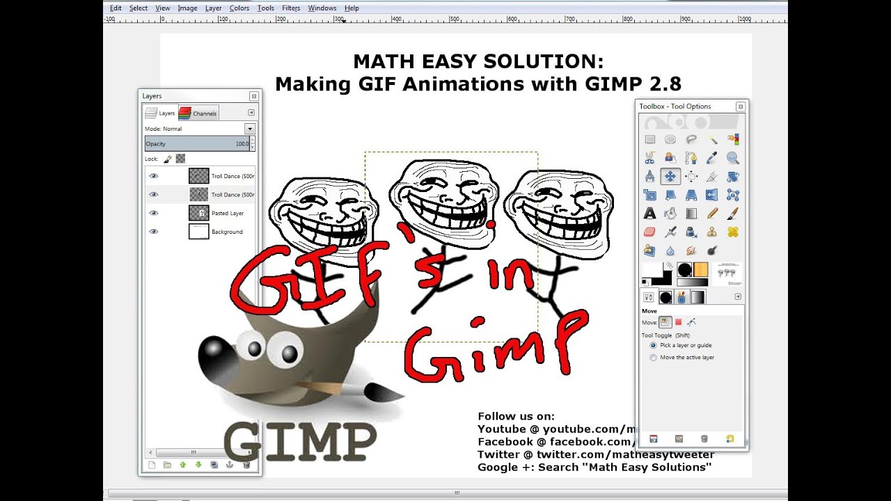 gimp 2.8.22 animation speed