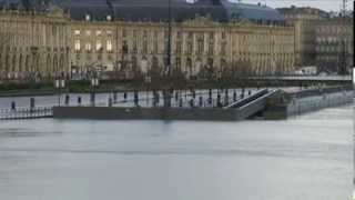 Inondations quais de Bordeaux, le 3/03/2014