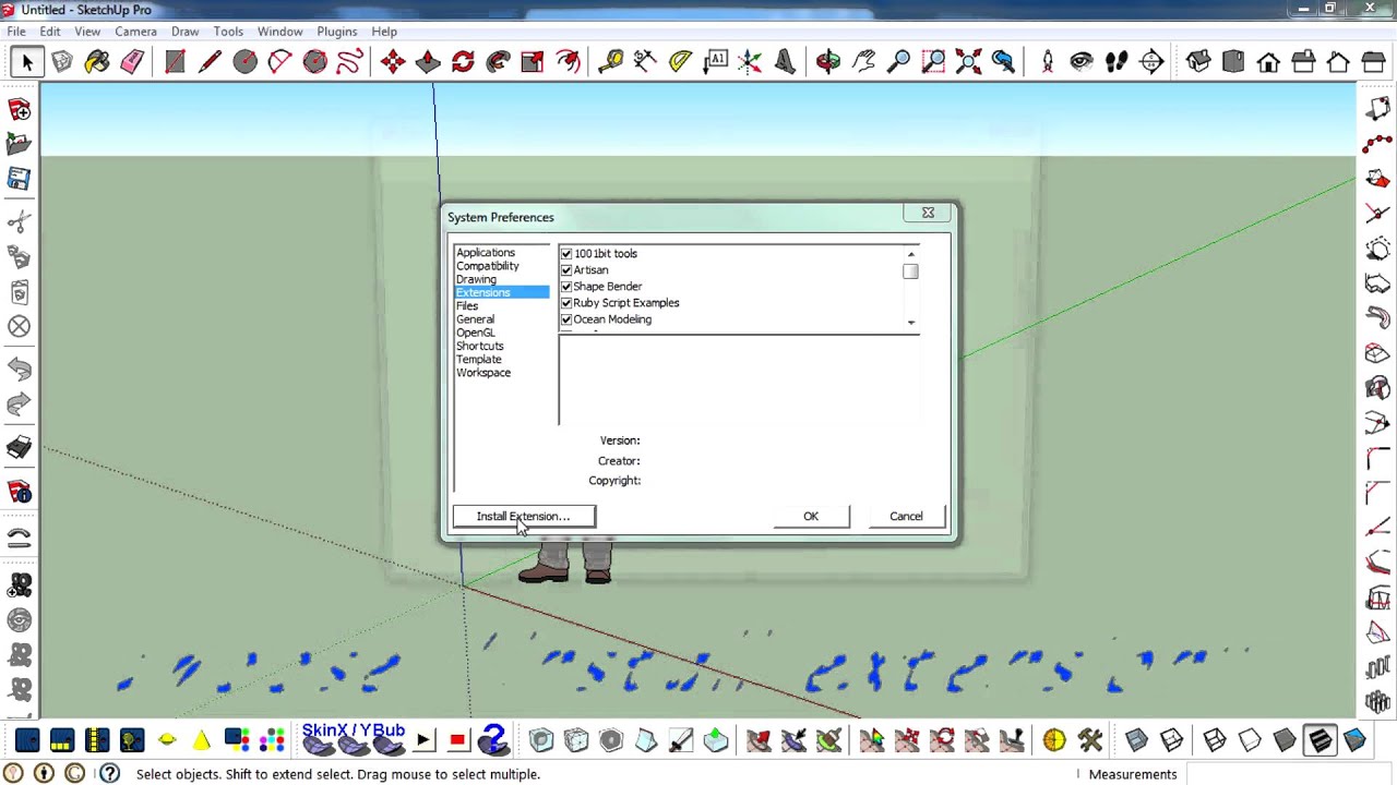 How to install sketchup plugins - YouTube