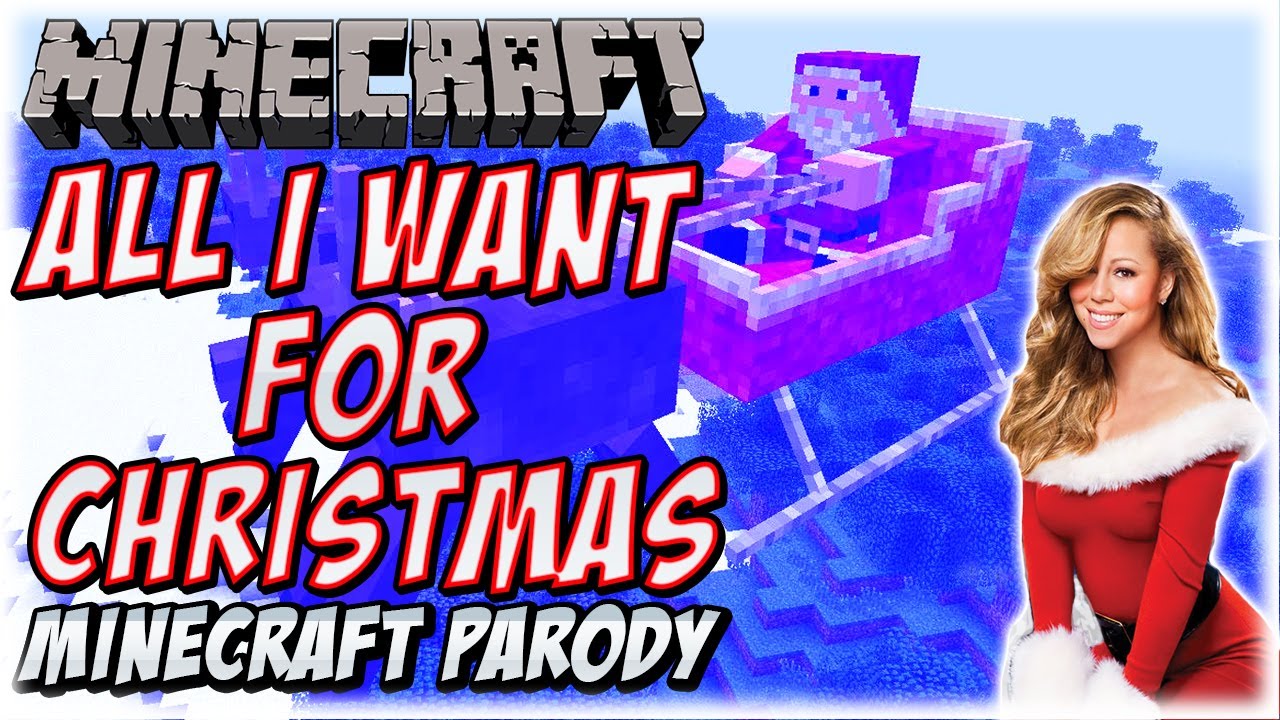 MINECRAFT - My Dreams in Minecraft - A Christmas Song Parody of (All I Want For Christmas Is You