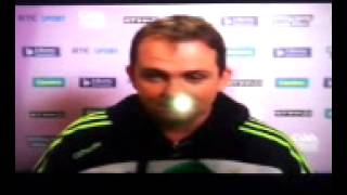 Davy Fitz Interview before All Ireland Final Replay