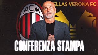 #MilanVerona | Mister Pioli in conferenza stampa