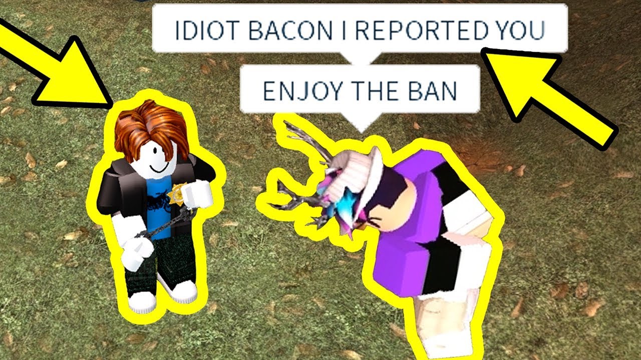 Undercover Noob Bacon Hair Gets Reported By Salty Players Roblox