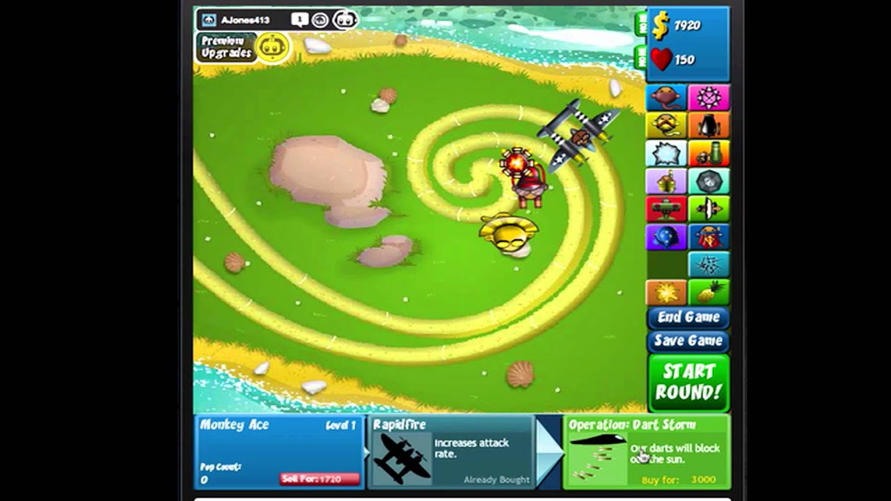 Bloons Tower Defense 4 Deflation Mode - YouTube