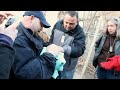 Trapped Puppy Rescued from Underground Pipe