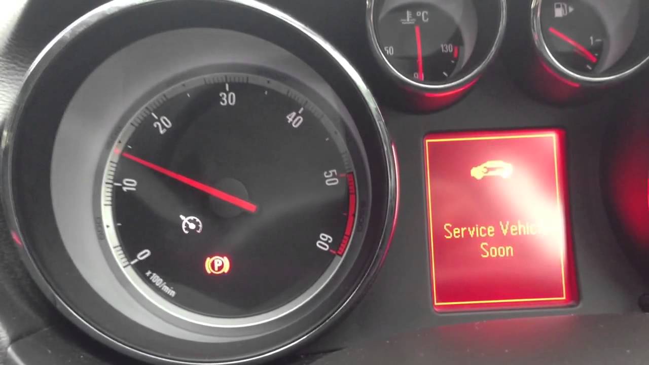 Service Vehicle Soon Vauxhall Insignia YouTube