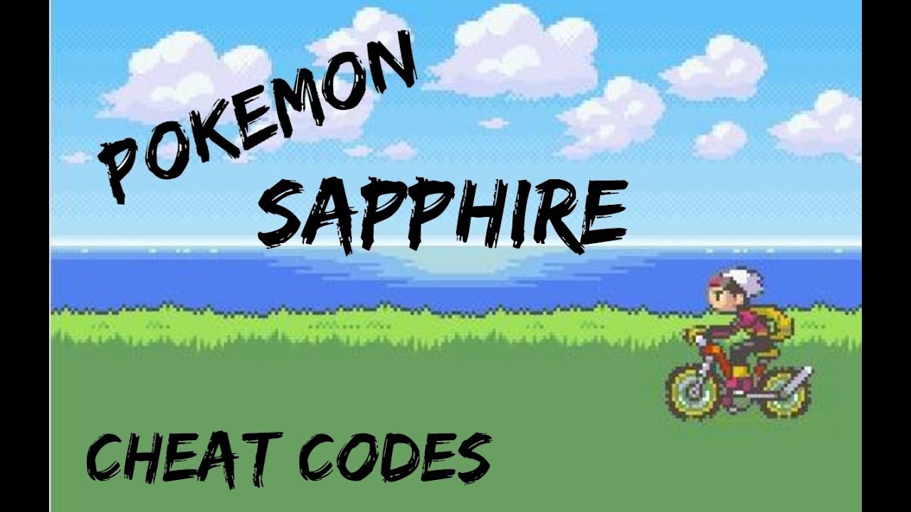 Pokemon Sapphire Gameshark Codes - YouTube