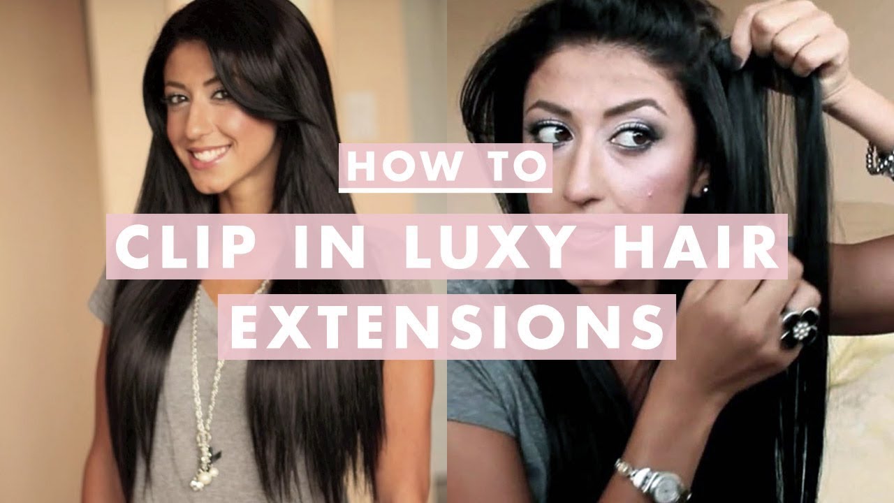 5. Dark Blue Clip In Hair Extensions - Luxy Hair - wide 5