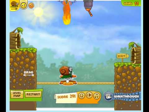 Snail Bob 2 Level 11 - YouTube