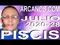 Video Horóscopo Semanal PISCIS  del 5 al 11 Julio 2020 (Semana 2020-28) (Lectura del Tarot)