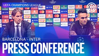 BARCELONA vs INTER | SIMONE INZAGHI + LAUTARO MARTINEZ PRE-MATCH PRESS CONFERENCE 🎙️⚫🔵??