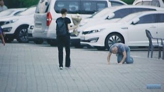 130622 브라우닝 횽의 연아 경배 (Kurt Browning Worships Yuna Kim) at All That Skate 2013 버스배웅