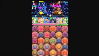 パズドラ「キングカーニバル キング大集合！」覚醒アテナ 9倍PT ノーコン攻略