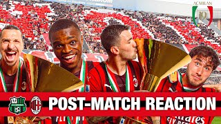 The Reactions of the Champ19ns 🏆🇮🇹??? | #SassuoloMilan