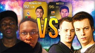 SIF MESSI & RONALDO 2v2 Wager!! (FIFA 14)