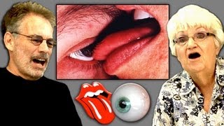 Elders React to Eyeball Licking