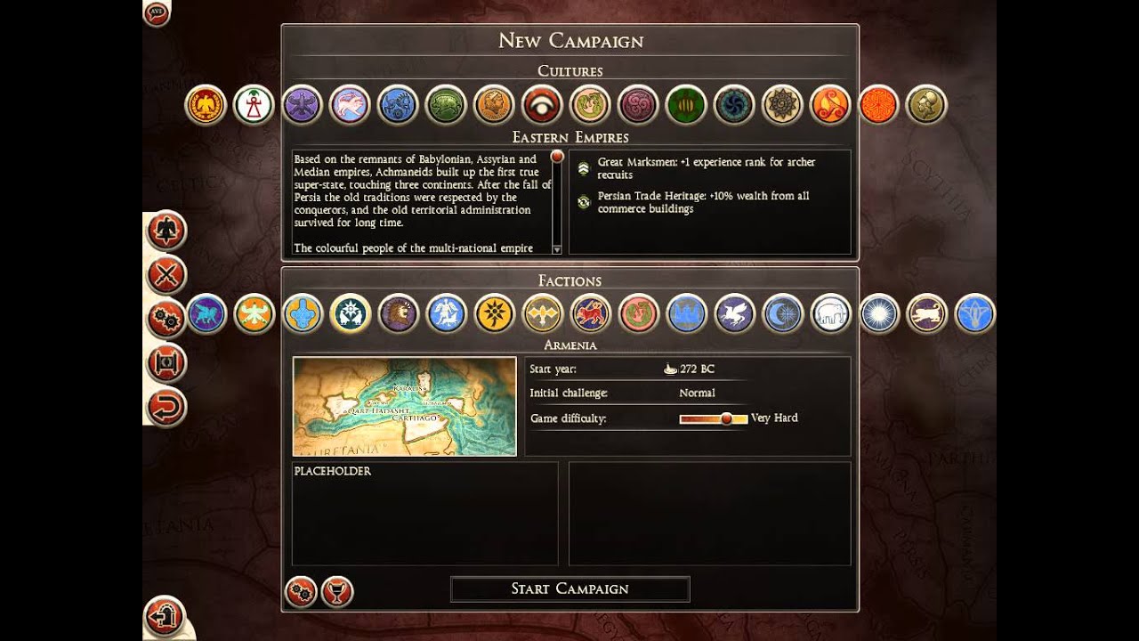 empire total war all factions unlocked