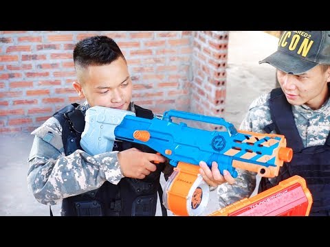 Battle Nerf War: Special Squad Nerf Guns Robber Group Battle Without Tolerance