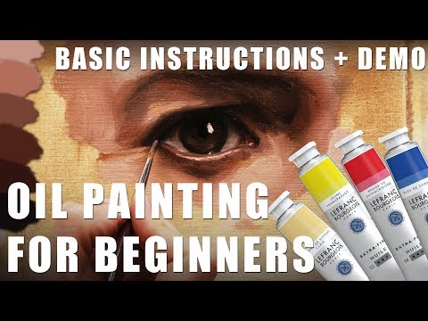 Download Oil Painting for Beginners Part 1 - Basic Techniques + Step by Step Demonstration