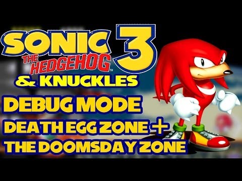 sonic 3 knuckles game genie debug mode