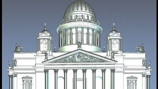 Александрийская колонна и Исакиевский собор