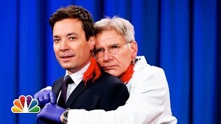 Harrison Ford Pierces Jimmy Fallon's Ear